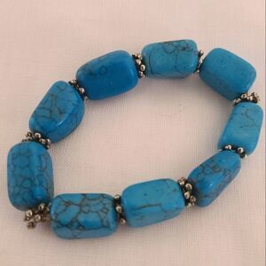Turquoise coloured Stone Bracelet